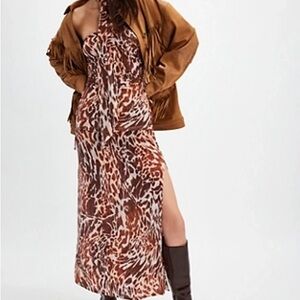 Free People Leopard Print Tempest Set